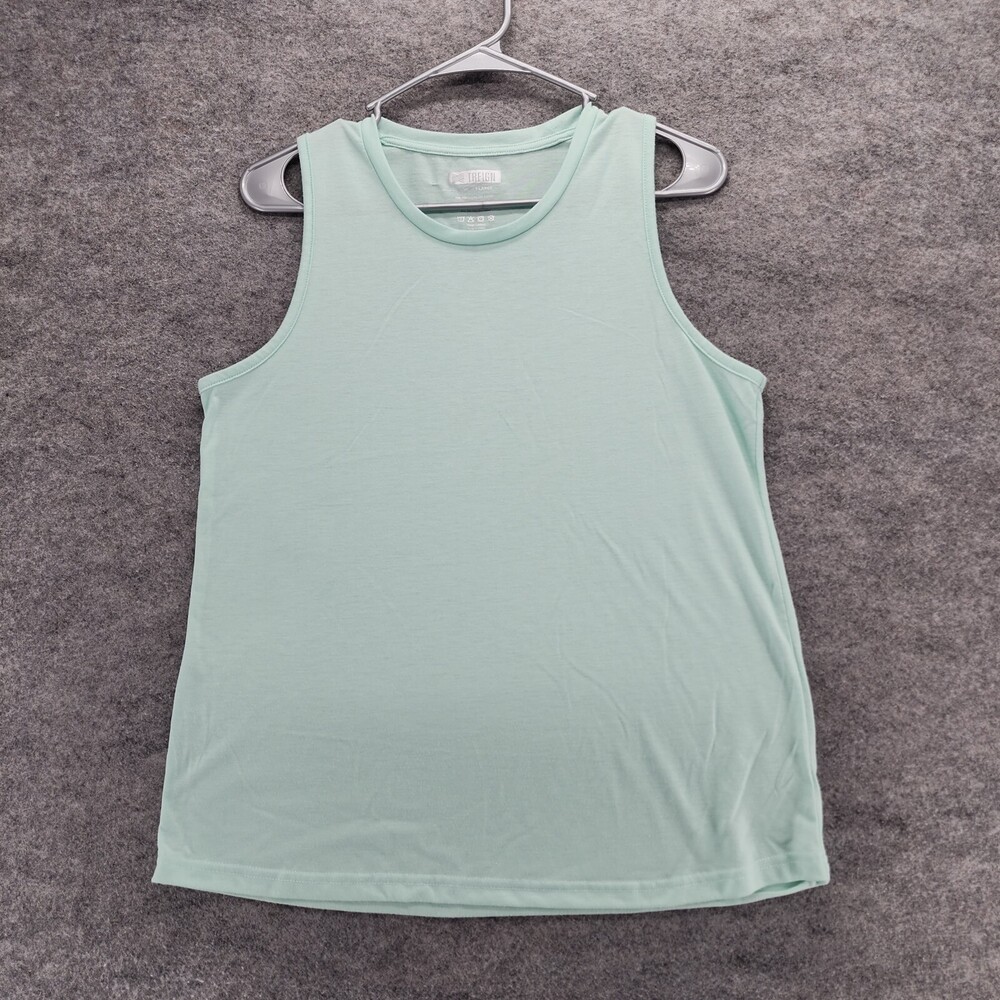 Treign Shirt Womens Large Sleeveless Green